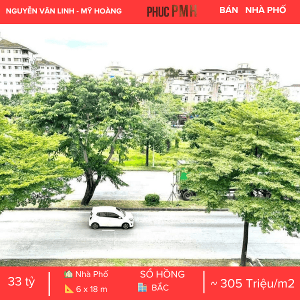 NHÀ PHỐ MẶT TIỀN ĐẠI LỘ NGUYỄN VĂN LINH – KHU MỸ HOÀNG – VỊ TRÍ KINH DOANH CHIẾN LƯỢC