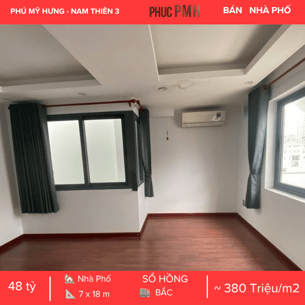NHÀ PHỐ MẶT TIỀN PHẠM THÁI BƯỜNG NAM THIÊN 3 – TRUNG TÂM PHÚ MỸ HƯNG – KẾT CẤU 5 TẦNG SIÊU ĐẸP