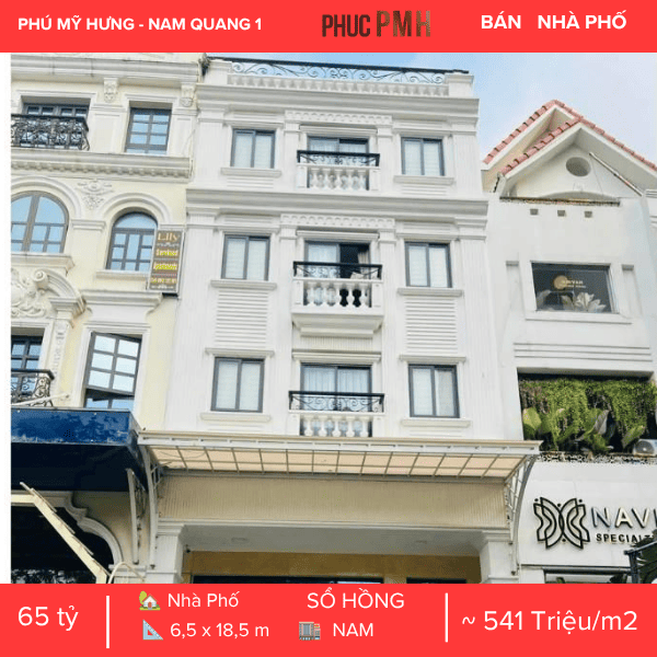 BÁN NHÀ PHỐ CAO CẤP R3-22 KHU NAM QUANG 1 PHÚ MỸ HƯNG QUẬN 7 – MẶT TIỀN ĐƯỜNG LÝ LONG TƯỜNG – THIẾT KẾ ĐẲNG CẤP CÓ THANG MÁY