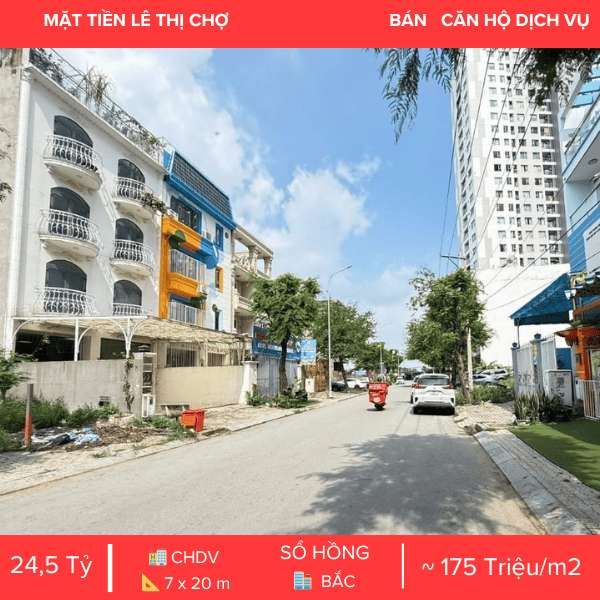 TÒA NHÀ CHDV MẶT TIỀN LÊ THỊ CHỢ QUẬN 7 – HẦM + 5 TẦNG – DÒNG TIỀN CAO 76TR/THÁNG