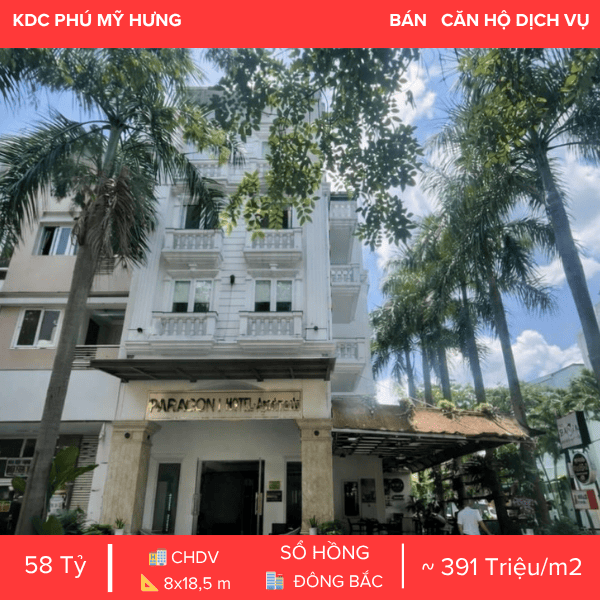 BÁN TÒA NHÀ CHDV HƯNG PHƯỚC 4 – DÒNG TIỀN 5.000$/THÁNG – VỊ TRÍ KINH DOANH ĐẮC ĐỊA