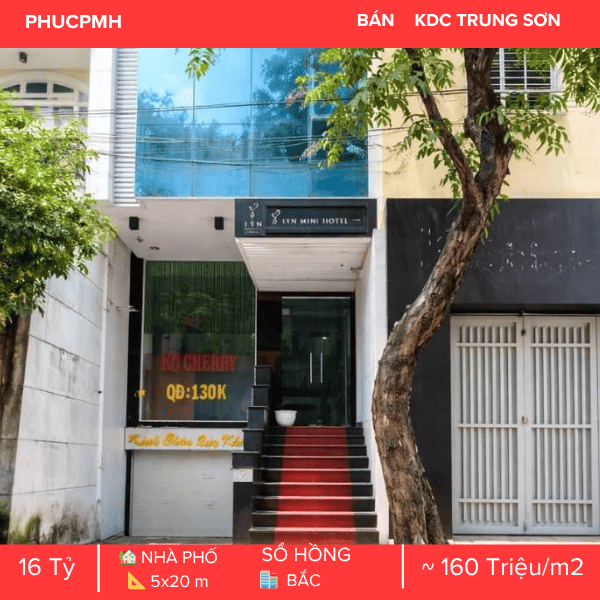  TÒA NHÀ CHDV KDC TRUNG SƠN – 14 PHÒNG FULL NỘI THẤT – DÒNG TIỀN SẴN CÓ