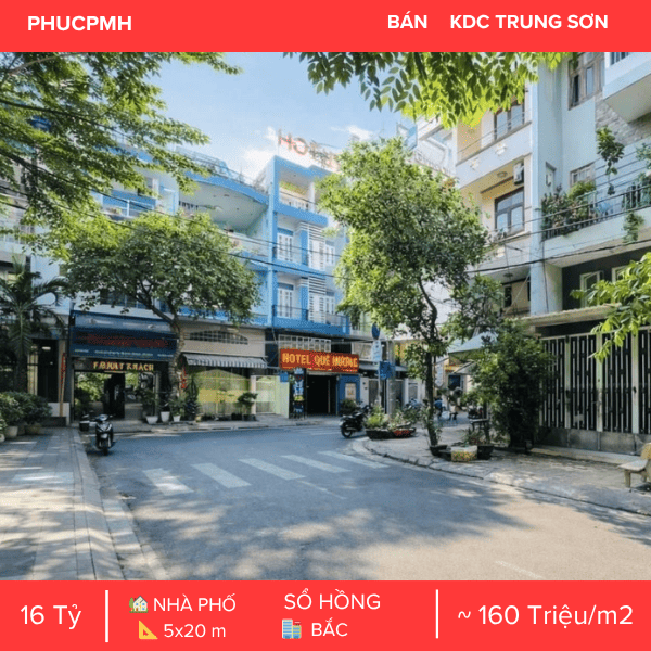  TÒA NHÀ CHDV KDC TRUNG SƠN – 14 PHÒNG FULL NỘI THẤT – DÒNG TIỀN SẴN CÓ