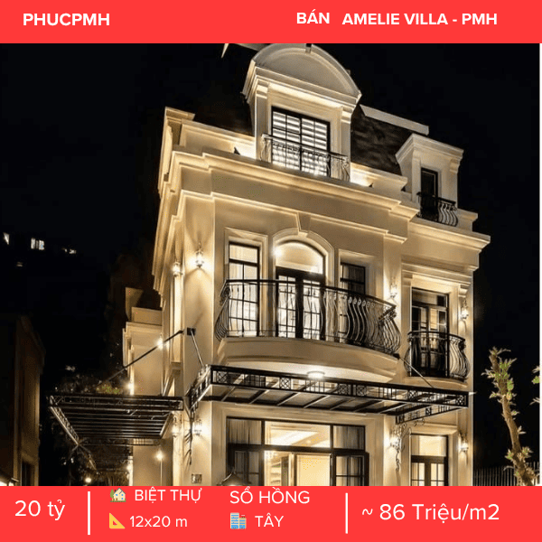 SIÊU PHẨM BIỆT THỰ COMPOUND AMELIA PHÚ MỸ HƯNG – GIẢM SỐC 10 TỶ – NỘI THẤT 6 SAO – CÓ THANG MÁY