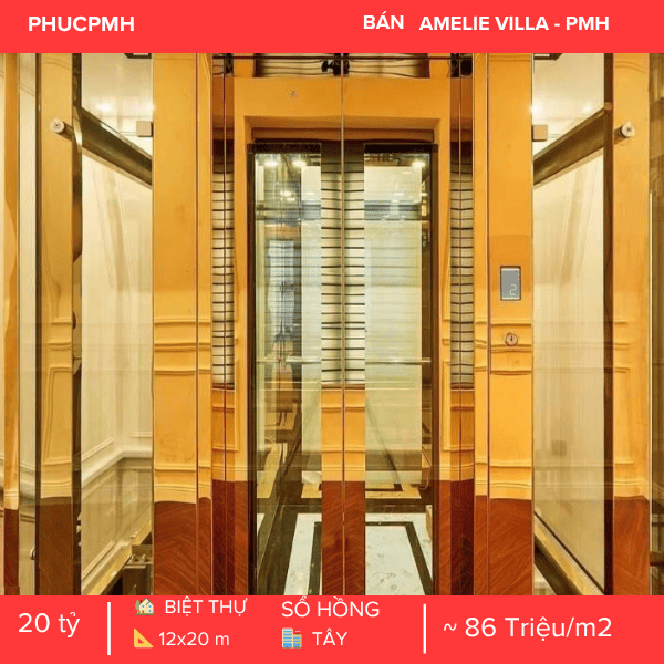 SIÊU PHẨM BIỆT THỰ COMPOUND AMELIA PHÚ MỸ HƯNG – GIẢM SỐC 10 TỶ – NỘI THẤT 6 SAO – CÓ THANG MÁY