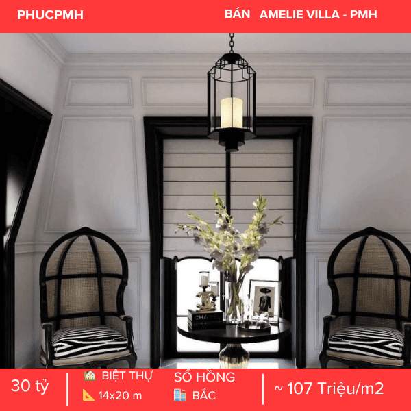BIỆT THỰ ĐƠN LẬP AMELIE VILLA PHÚ MỸ HƯNG – GIẢM GẤP 10 TỶ – CÓ THANG MÁY & FULL NỘI THẤT