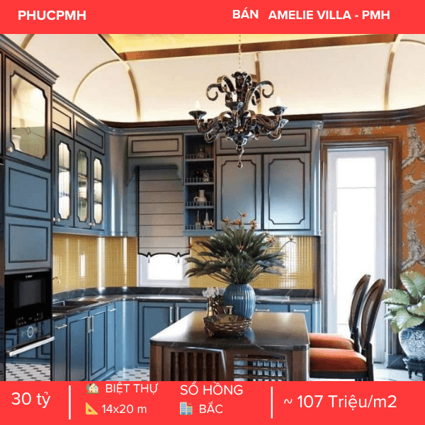 BIỆT THỰ ĐƠN LẬP AMELIE VILLA PHÚ MỸ HƯNG – GIẢM GẤP 10 TỶ – CÓ THANG MÁY & FULL NỘI THẤT