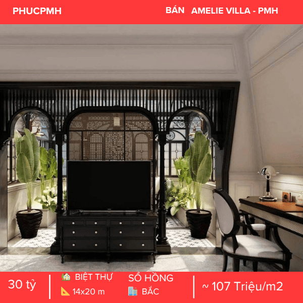 BIỆT THỰ ĐƠN LẬP AMELIE VILLA PHÚ MỸ HƯNG – GIẢM GẤP 10 TỶ – CÓ THANG MÁY & FULL NỘI THẤT