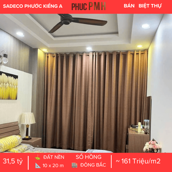  BIỆT THỰ LÔ GÓC 2 MẶT TIỀN SADECO PHƯỚC KIỂN – KẾT CẤU CÓ HẦM – KHÔNG GIAN SỐNG ĐẲNG CẤP