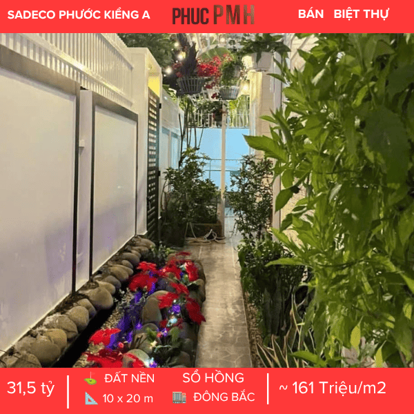  BIỆT THỰ LÔ GÓC 2 MẶT TIỀN SADECO PHƯỚC KIỂN – KẾT CẤU CÓ HẦM – KHÔNG GIAN SỐNG ĐẲNG CẤP