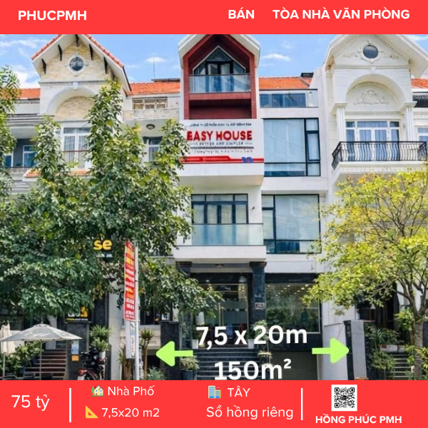 TÒA NHÀ VĂN PHÒNG MẶT TIỀN HOÀNG TRỌNG MẬU – KDC HIM LAM – DÒNG TIỀN THUÊ 70 TRIỆU/THÁNG
