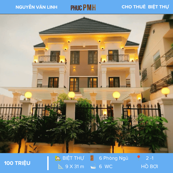 💎 BIỆT THỰ ĐƯỜNG NGUYỄN VĂN LINH – HỒ BƠI – TIỆN NGHI ĐẲNG CẤP
