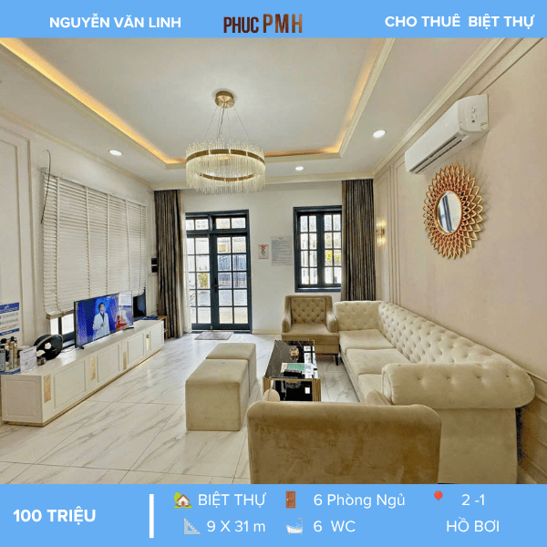 💎 BIỆT THỰ ĐƯỜNG NGUYỄN VĂN LINH – HỒ BƠI – TIỆN NGHI ĐẲNG CẤP