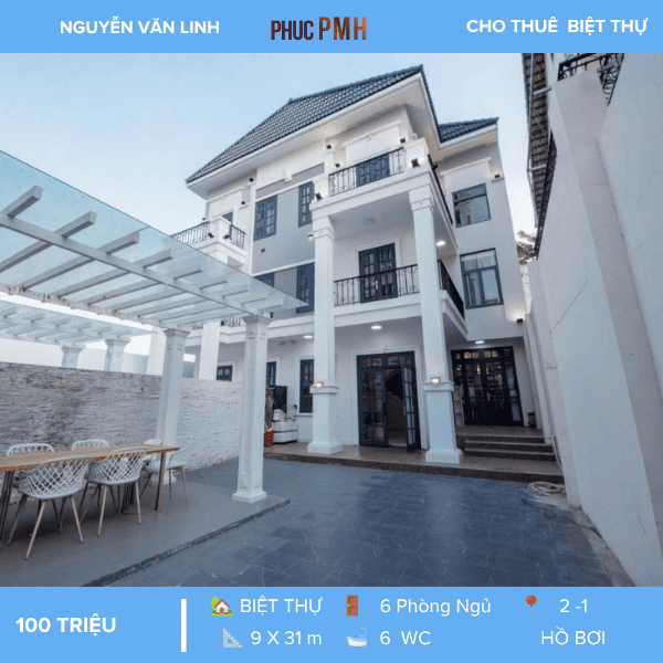 💎 BIỆT THỰ ĐƯỜNG NGUYỄN VĂN LINH – HỒ BƠI – TIỆN NGHI ĐẲNG CẤP