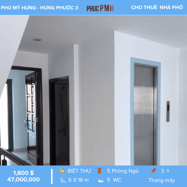 NHÀ PHỐ KINH DOANH HƯNG PHƯỚC 3 – TRUNG TÂM KHU HÀN QUỐC – CÓ THANG MÁY – GIÁ THUÊ SỐC