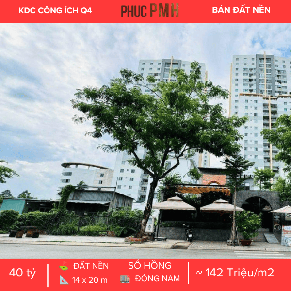 Vị thế kim cương tại khu dân cư Phú Mỹ – Lô đất biệt thự góc 2 mặt tiền đường số 4 rộng 20m - hướng Đông & Nam chuẩn phong thủy