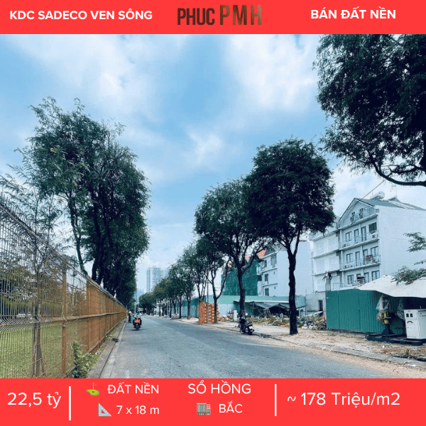 Bán Lô Đất VIP C23 - Số 83 Đường Số 2, KDC Sadeco Ven Sông, Quận 7 - Diện Tích 7m x 18m, Sổ Hồng Riêng Cầm Tay, Giá Đầu Tư