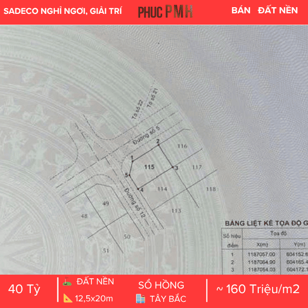 Bán Lô Góc A84, Đường Số 7 , Hướng Tây Bắc