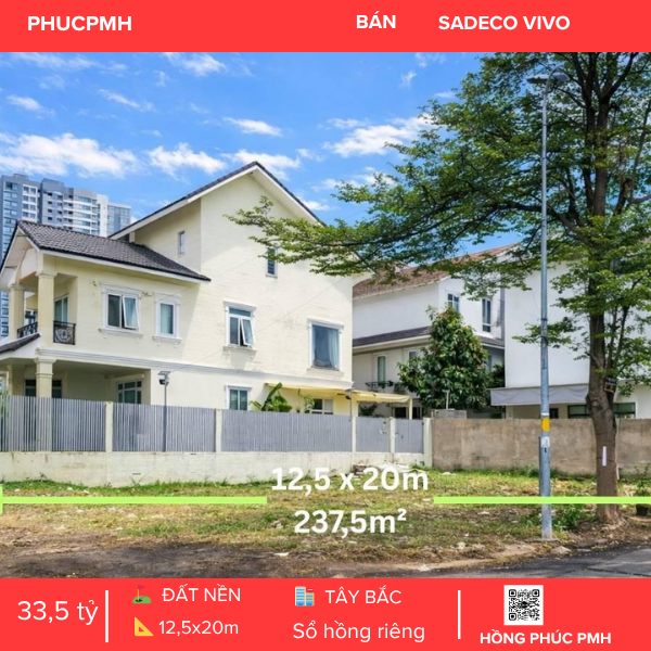 LÔ GÓC 2 MẶT TIỀN SADECO NGHỈ NGƠI GIẢI TRÍ QUẬN 7 – NGAY SÁT SC VIVO CITY – VỊ TRÍ VÀNG ĐẦU TƯ