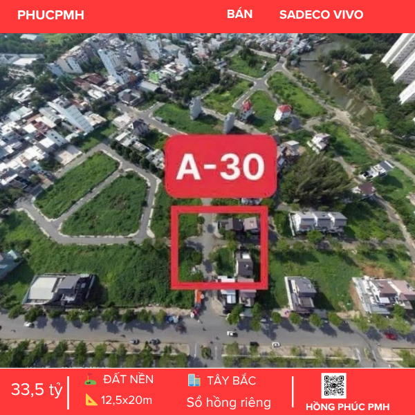 LÔ GÓC 2 MẶT TIỀN SADECO NGHỈ NGƠI GIẢI TRÍ QUẬN 7 – NGAY SÁT SC VIVO CITY – VỊ TRÍ VÀNG ĐẦU TƯ