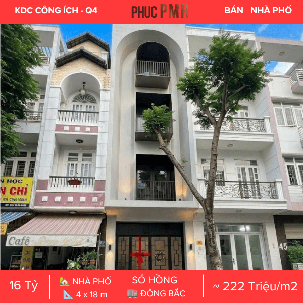 NHÀ PHỐ 41 ĐƯỜNG SỐ 3 KDC CÔNG ÍCH Q4