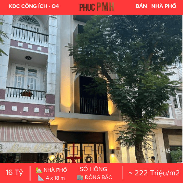 NHÀ PHỐ 41 ĐƯỜNG SỐ 3 KDC CÔNG ÍCH Q4