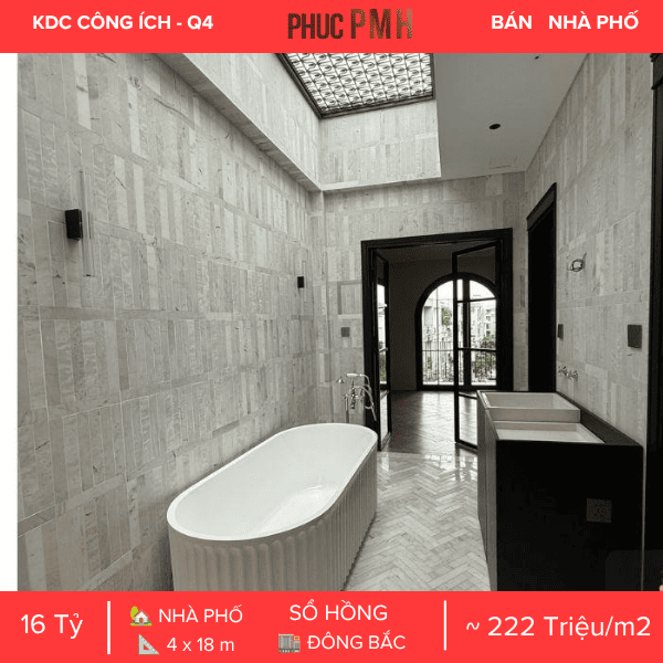 NHÀ PHỐ 41 ĐƯỜNG SỐ 3 KDC CÔNG ÍCH Q4