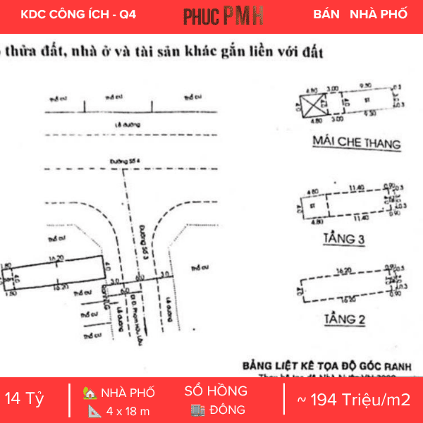 Bán Nhà Phố Số 81 Đường Số 3, KDC Công Ích Quận 4, Quận 7. Diện Tích 4x18m, Kết Cấu 4 Tầng Sàn, Đang Khai Thác Cho Thuê Thu Ổn Định
