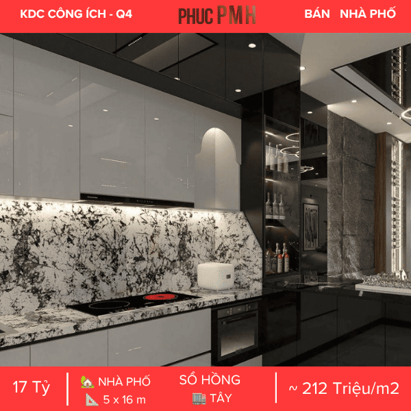 Sở hữu nhà đẹp, thu nhập kép tại trung tâm Quận 7 – Nhà phố số 8 Đường 2B (KDC Công ích Quận 4), diện tích 5x16m