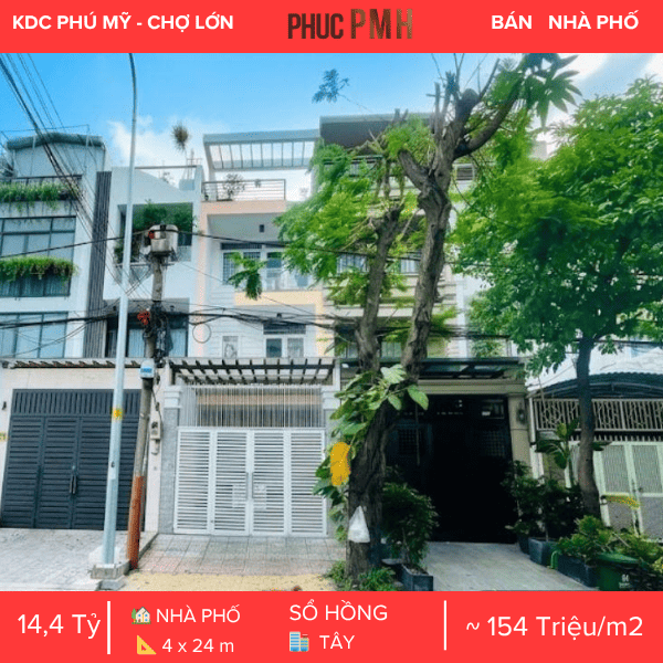 Vị trí đắc địa tại trung tâm KDC Phú Mỹ Chợ Lớn - trục đường 16m cực rộng
