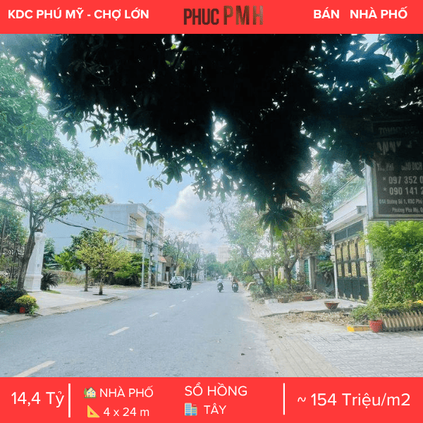 Vị trí đắc địa tại trung tâm KDC Phú Mỹ Chợ Lớn - trục đường 16m cực rộng