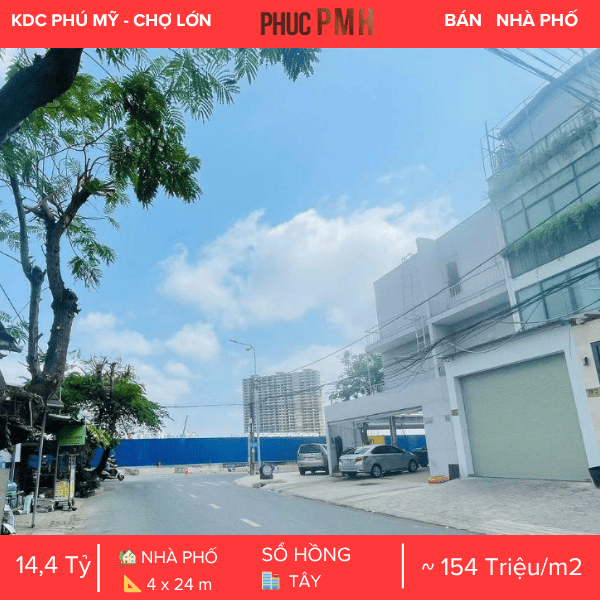 Vị trí đắc địa tại trung tâm KDC Phú Mỹ Chợ Lớn - trục đường 16m cực rộng