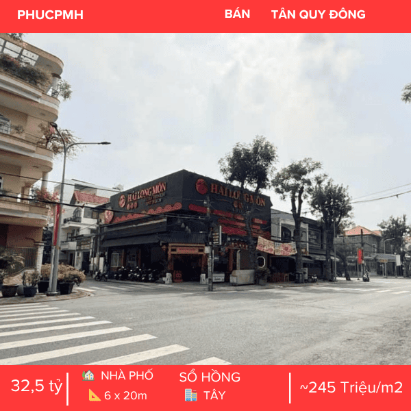  💎 NHÀ PHỐ KINH DOANH MẶT TIỀN ĐƯỜNG 65 (30M) – KDC TÂN QUY ĐÔNG – VỊ TRÍ ĐẮC ĐỊA