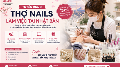 Tuyển Thợ Nails Làm Việc Tại Nhật Bản