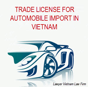 Giấy phép kinh doanh nhập khẩu ô tô ở Việt Nam Giấy phép kinh doanh nhập khẩu ô tô ở Việt Nam