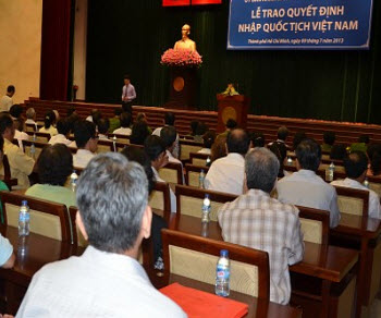 Nhập quốc tịch việt nam cho người nước ngoài Nhập quốc tịch việt nam cho người nước ngoài