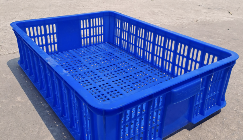 Sóng nhựa hở, thùng nhựa rỗng, sóng nhựa đựng nông sản, thùng nhựa đựng trái cây