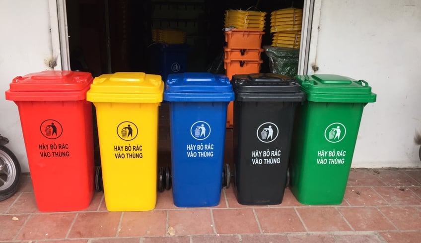 Thùng Rác Nhựa Văn Phòng - Giải Pháp Xanh Cho Không Gian Làm việc Hiện Đại