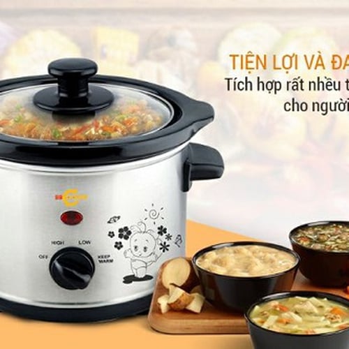 NỒI TIỀM HÀN QUỐC ĐA NĂNG BBCOOKER (2.5 LíT)