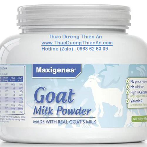 SỮA DÊ ÚC MAXIGENES GOAT MILK (400g)
