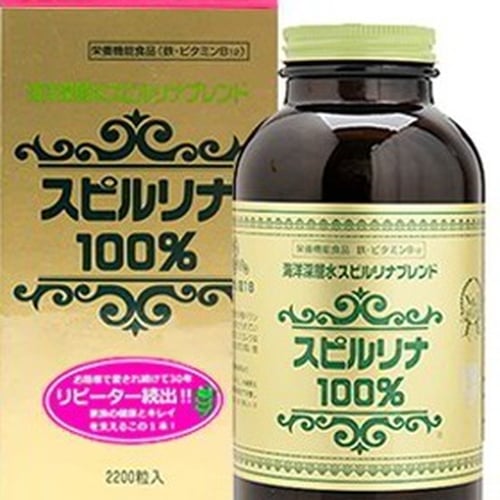 TẢO XOẮN SPIRULINA NHẬT BẢN (2200 VIÊN) : BỔ SUNG DƯỠNG CHẤT TOÀN DIỆN