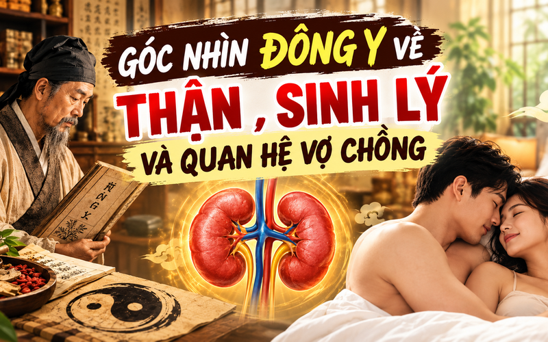 ĐÔNG Y GIẢI MÃ MỐI LIÊN HỆ : THẬN , SINH LÝ NAM NỮ  VÀ QUAN HỆ VỢ CHỒNG
