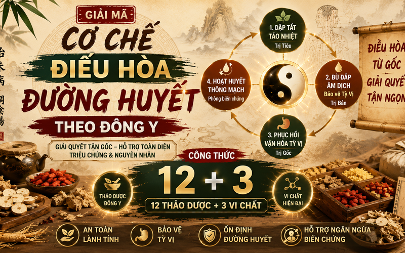  GIẢI MÃ CÔNG THỨC 12 + 3 CÓ THẬT SỰ TỐT  CHO BỆNH TIỂU ĐƯỜNG ?