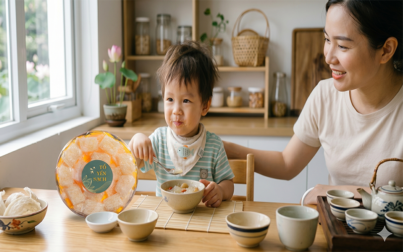 Việc sử dụng tổ yến cần phù hợp với độ tuổi và tình trạng dinh dưỡng của từng trẻ. Việc sử dụng tổ yến cần phù hợp với độ tuổi và tình trạng dinh dưỡng của từng trẻ.