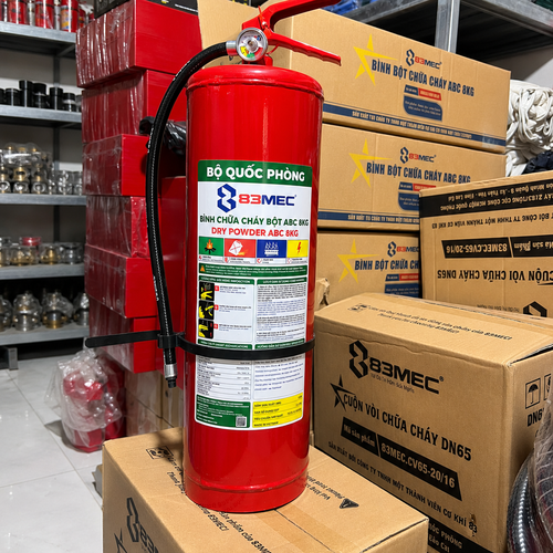 Bình Chữa Cháy Bột ABC 8Kg Bộ Quốc Phòng 83MEC/ABC/8KG