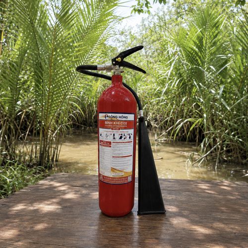 Bình Chữa Cháy Khí CO2 5kg Sông Hồng SH.C5