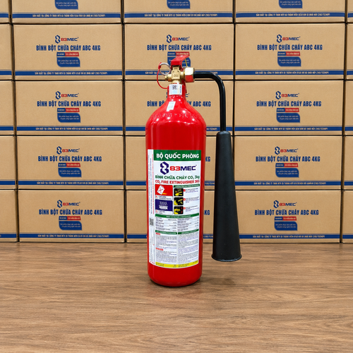 Bình Chữa Cháy Khí Co2 3Kg Bộ Quốc Phòng 83MEC/CO2/MT3