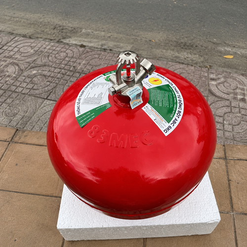  Bình Cầu Chữa Cháy Tự Động Bột ABC 8Kg Bộ Quốc Phòng 83MEC/ABC/TĐ8KG