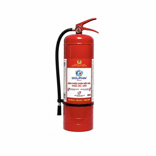 Bình Chữa Cháy Bột ABC 8Kg Dolphin DPA-ABC8