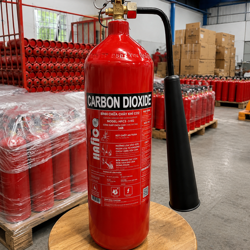 Bình Chữa Cháy Khí Co2 3Kg Hafico HFC3